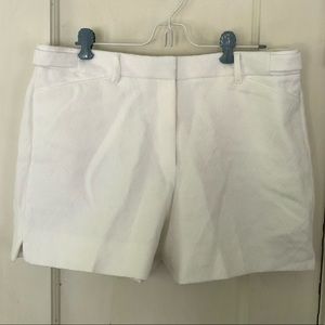 White House Black Market White 5” Shorts